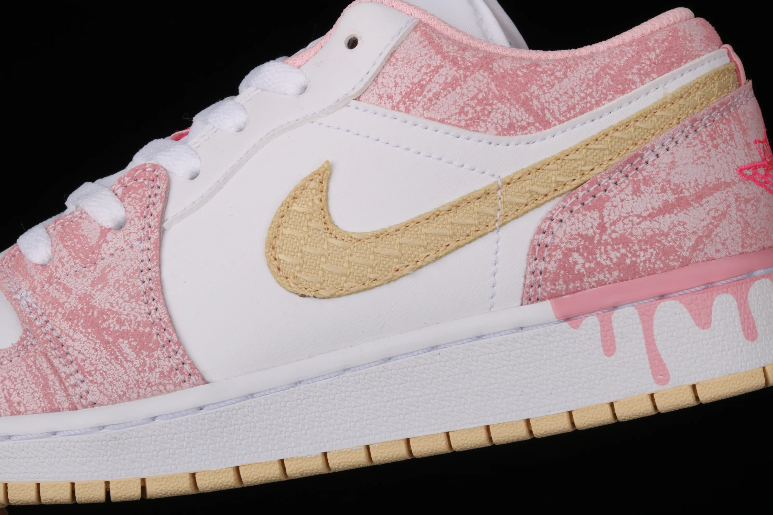 All categories Air Jordan Jordan series basketball shoes Air Jordan 1 Low Different versions Air Jordan 1 Low GS AJ1 Joe 1 low-top ice cream Low-top basketball shoes CW7104-601